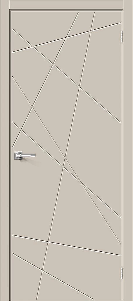 Фото Межкомнатная дверь Граффити-5.Д.П Cream Silk BR5517